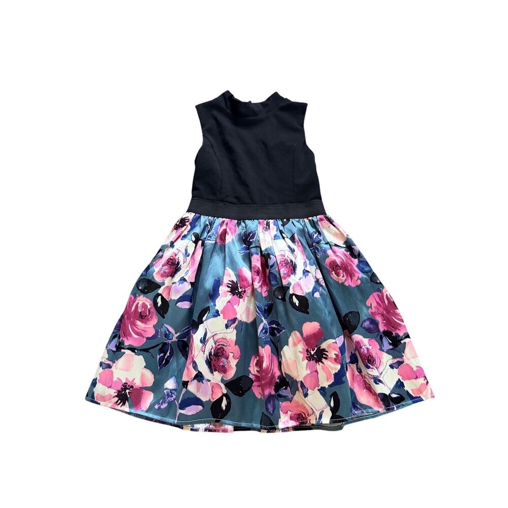 Lilt Girls Floral Fit & Flare Party Dress Size 10